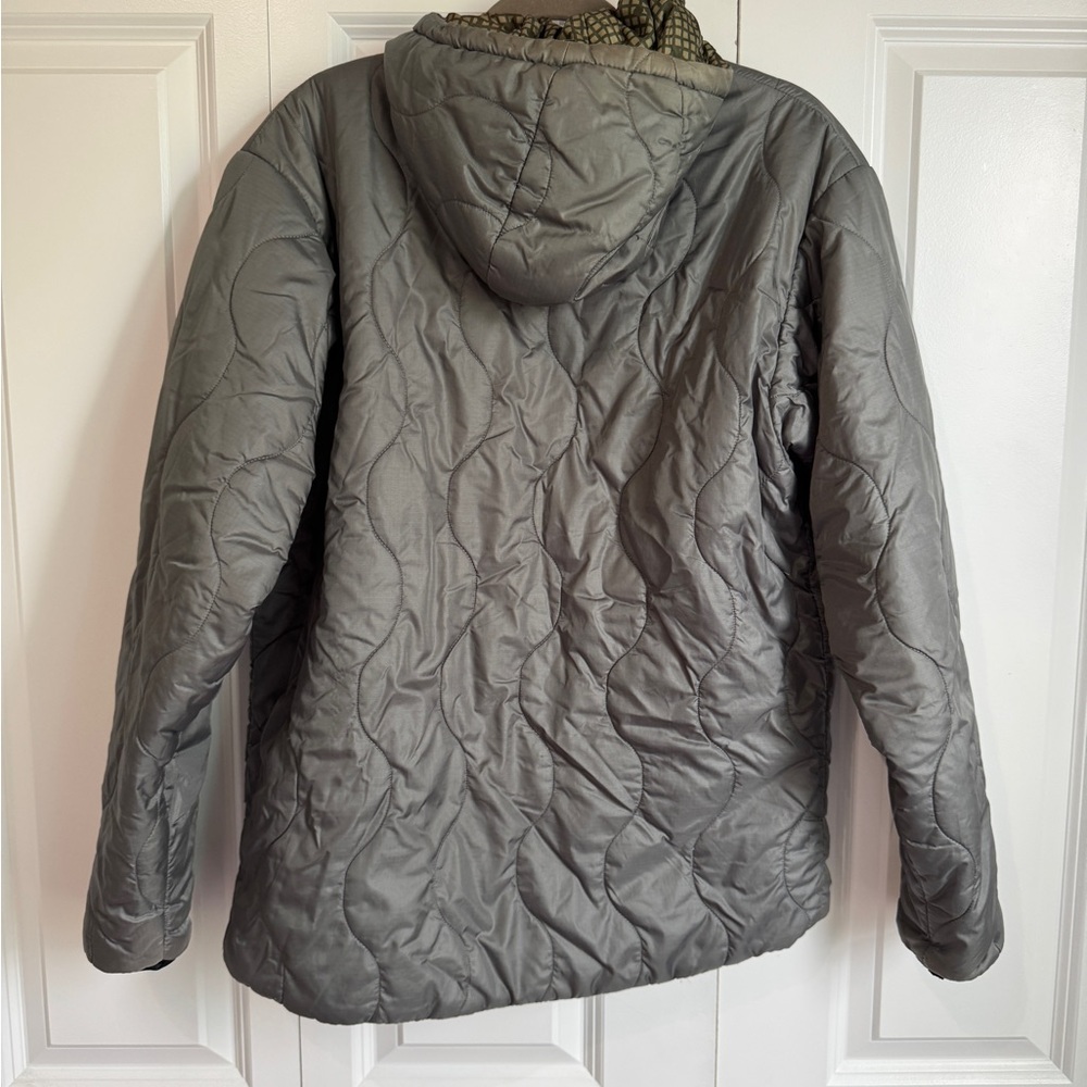 Wild Things Reversible Primaloft Night Camo Hooded Jacket, Large Made in USA - Picture 9 of 12